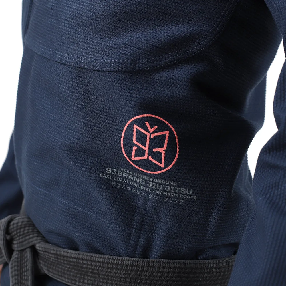 93brand "Butterfly" Women's BJJ Gi - Navy