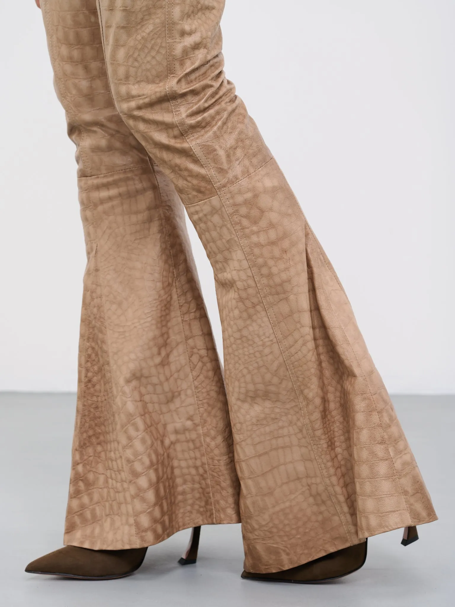 Bell Bottom Croc Pants (4L009A-C8235-WARM-SAND-OT)