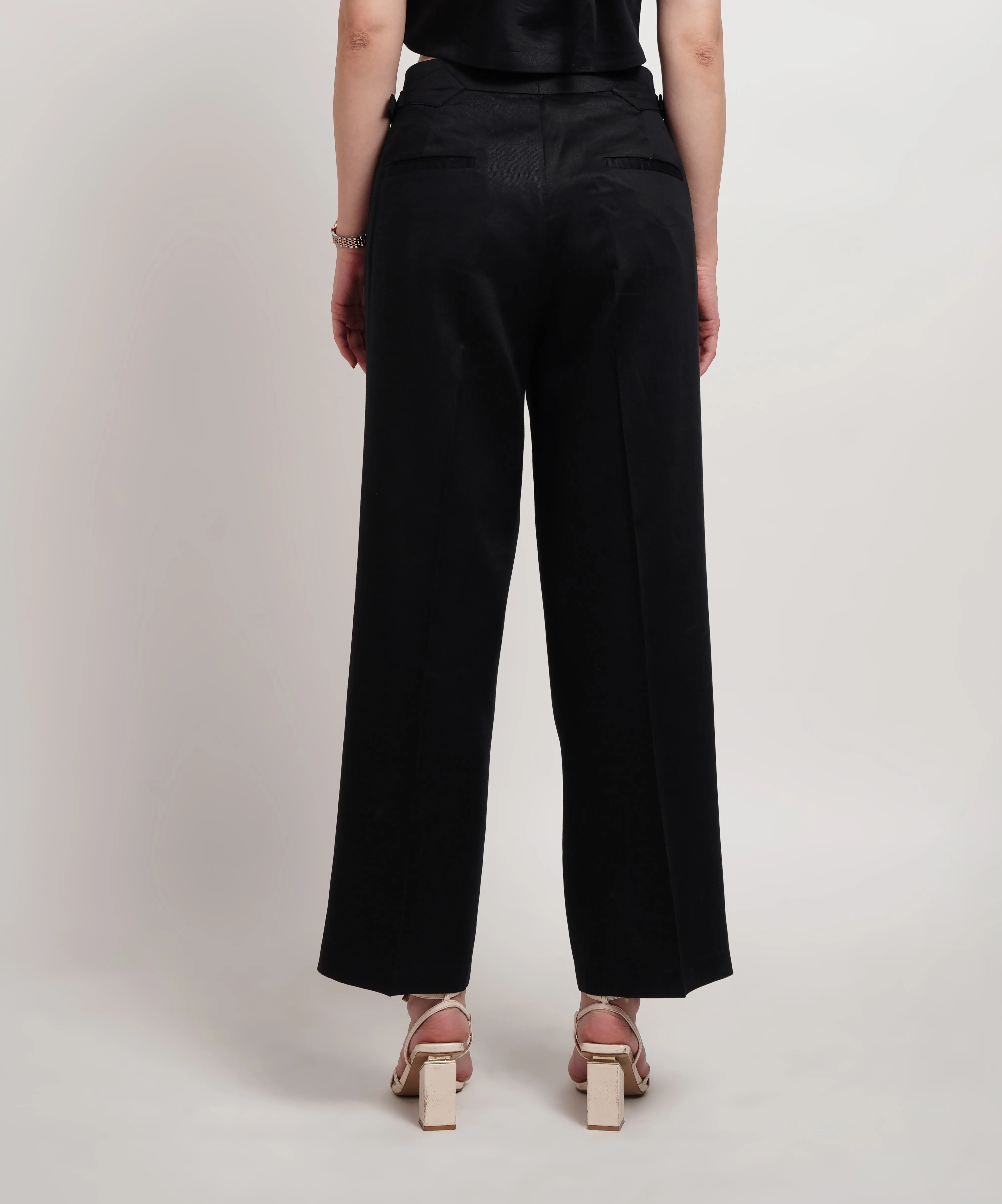 Black Flared Pant