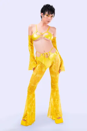 Buttercup Bikini Bell Bottom Pants Set