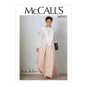 CLEARANCE • McCall's PATTERN MISSES' TOP AND PANTS 7911