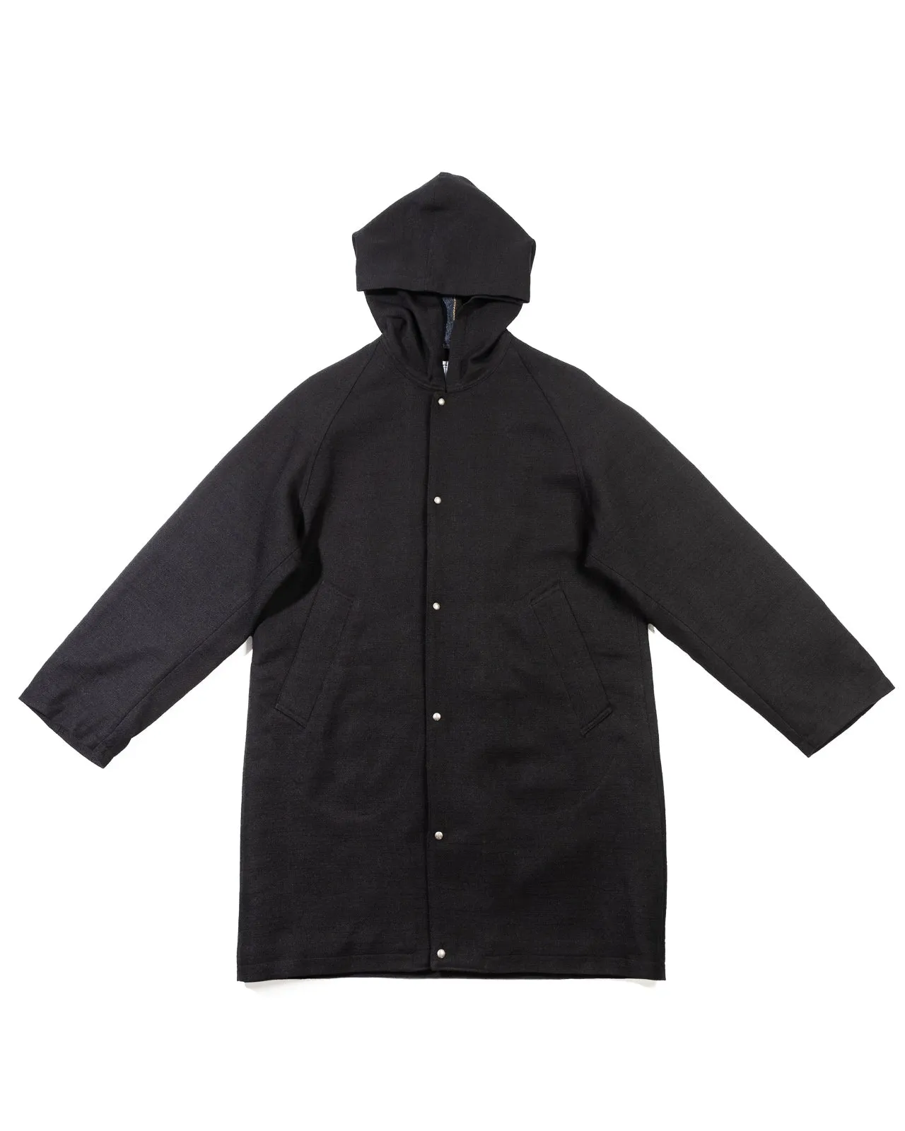 Connor Hoodie Coat - Black