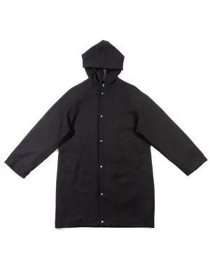 Connor Hoodie Coat - Black