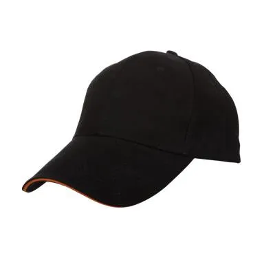 Contrasting Cotton Brushed Cap