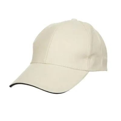 Contrasting Cotton Brushed Cap