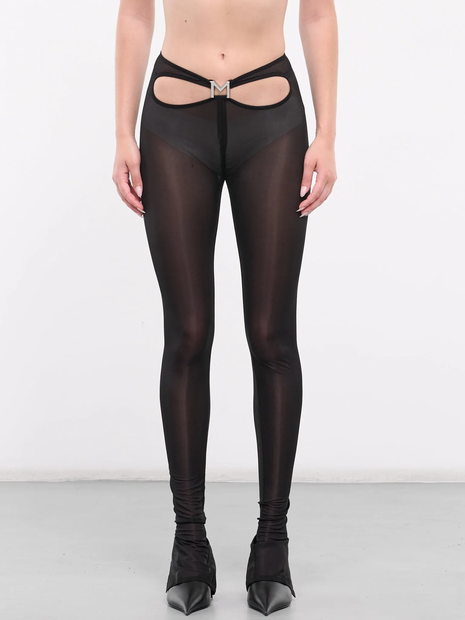 M Cut-Out Leggings (24S1PA0413695-BLACK)