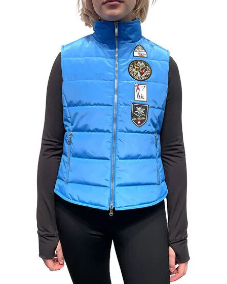 M. Miller Touring Vest SKY BLUE Vintage Patch ON SALE