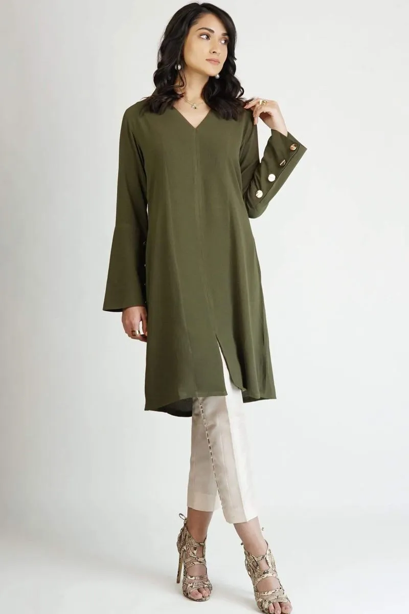 Natasha Kamal - Olive Green Kat