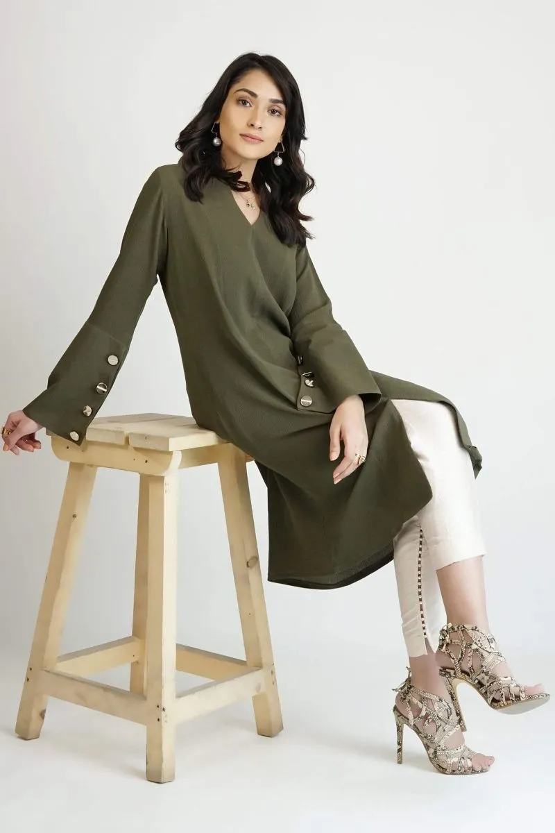 Natasha Kamal - Olive Green Kat