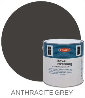 Protek Royal Exterior Wood Finish in Anthracite Grey