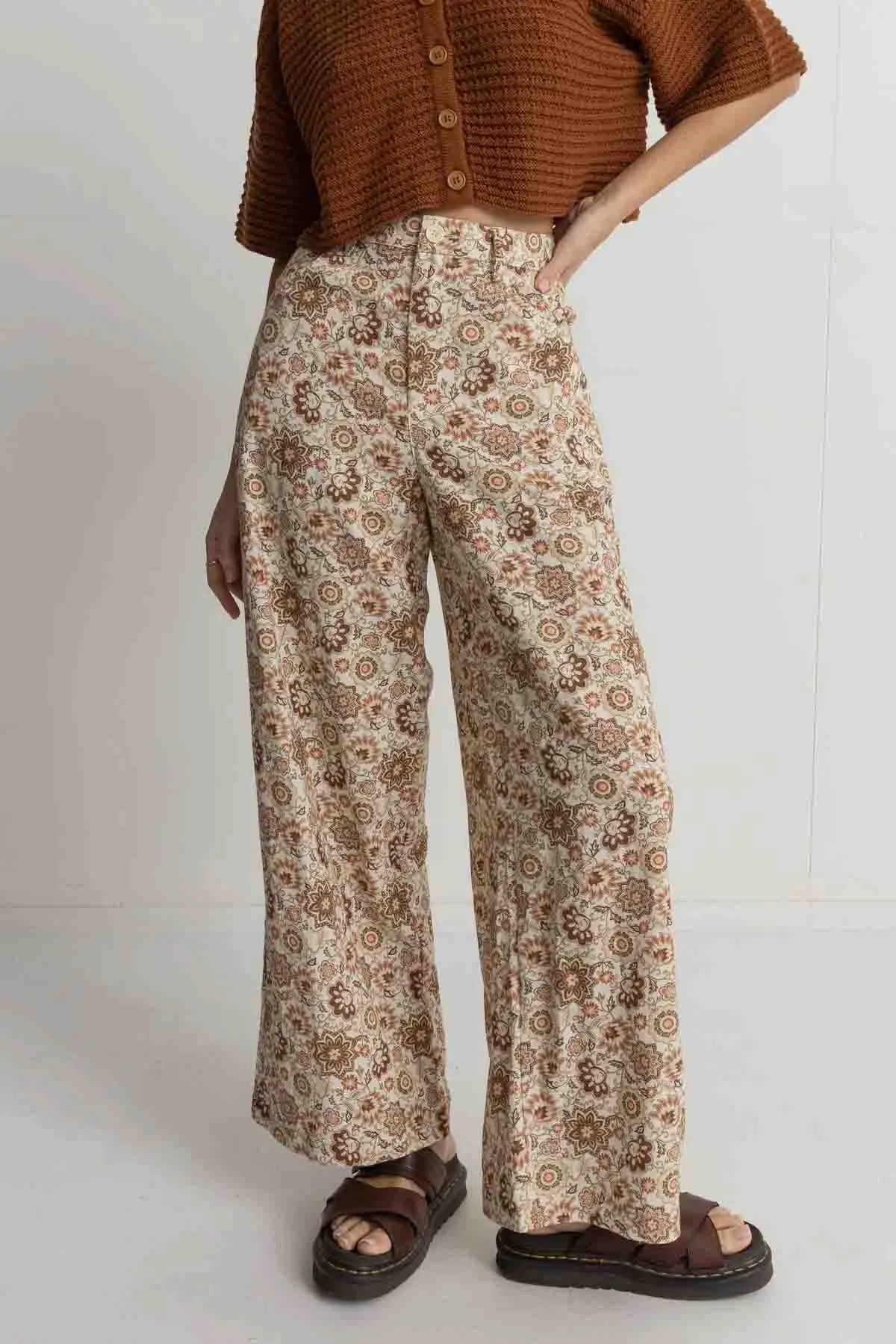 RAYA PAISLEY WIDE LEG PANT