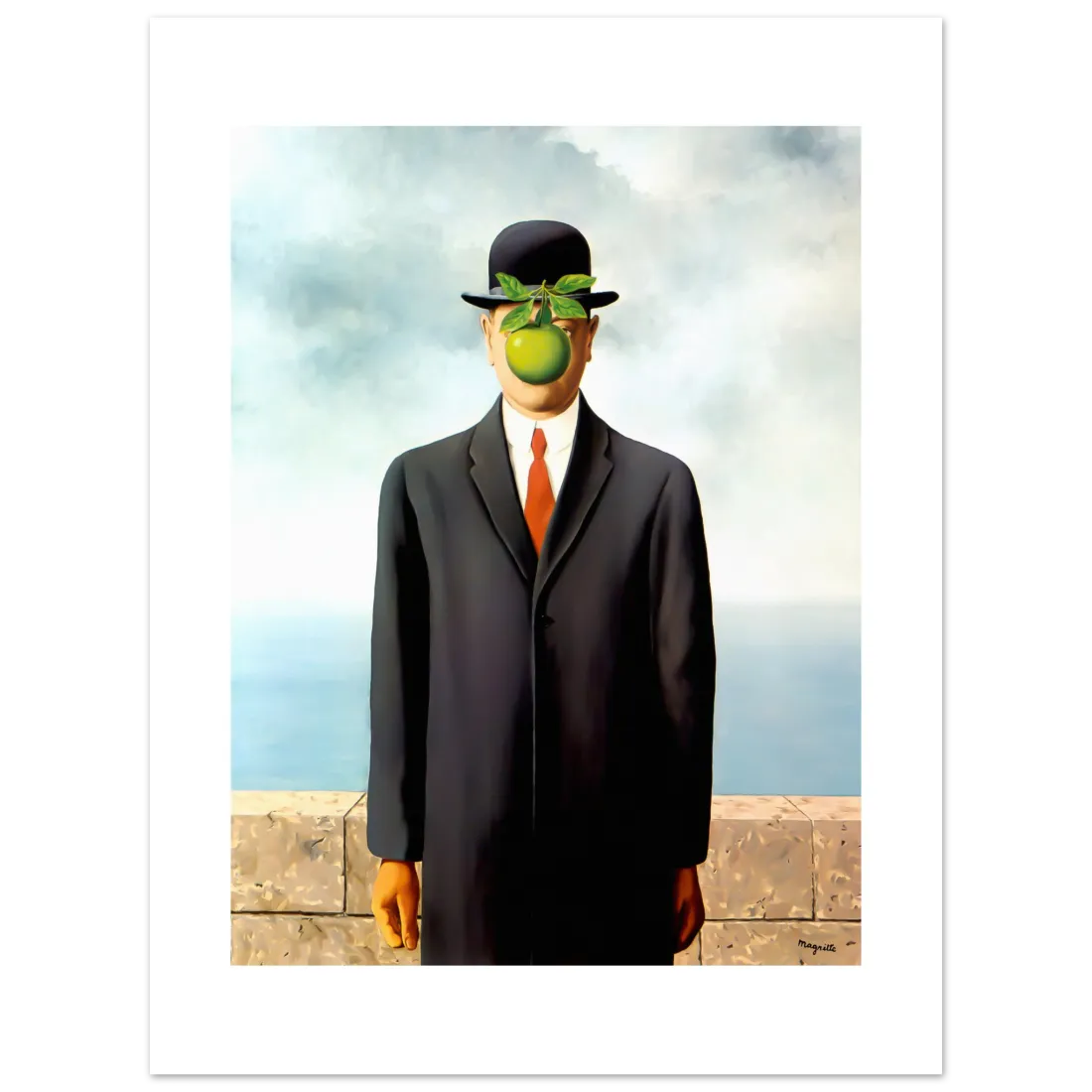 Rene Magritte The Son of Man, 1964 Artwork Poster