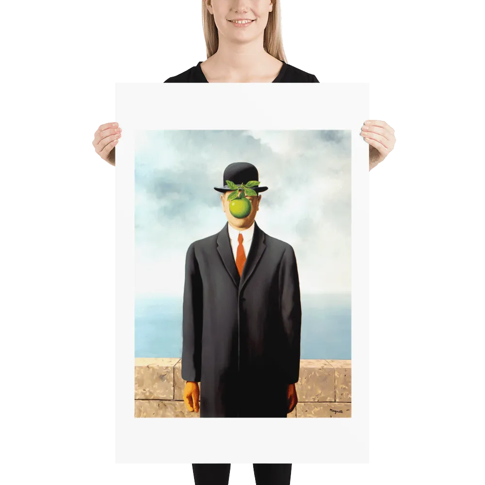 Rene Magritte The Son of Man, 1964 Artwork Poster