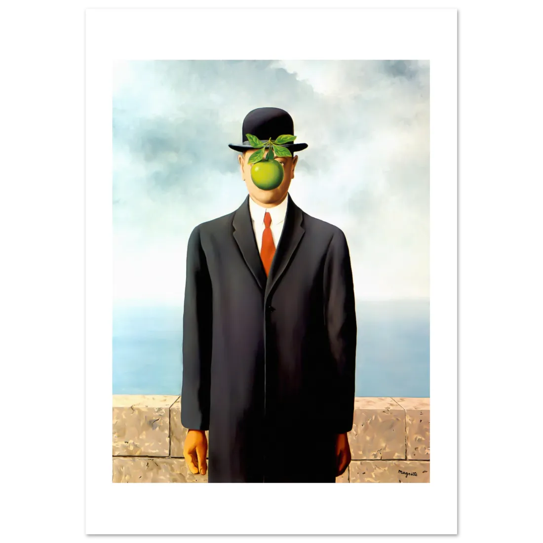 Rene Magritte The Son of Man, 1964 Artwork Poster