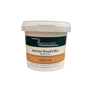 Restorate Interior Wood Filler Light Oak 250g