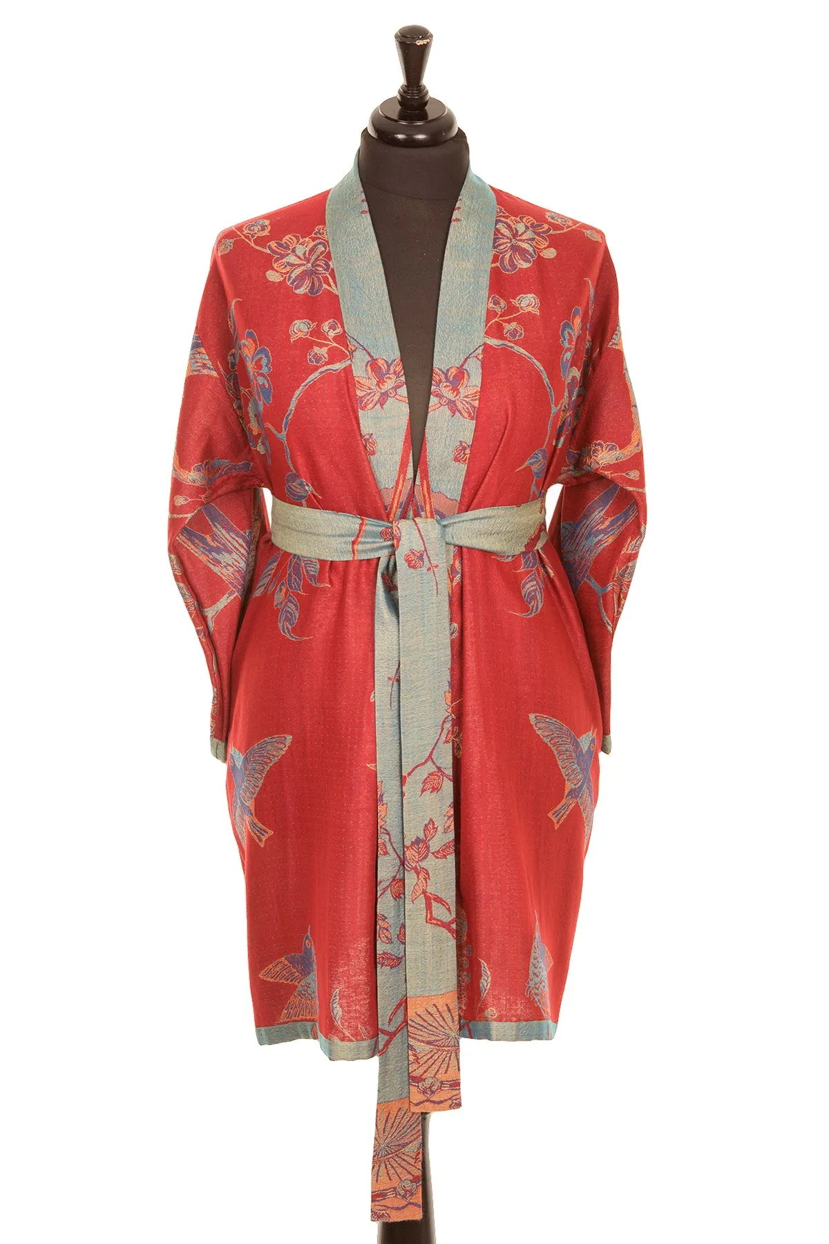 Reversible Kimono Jacket in Opaline