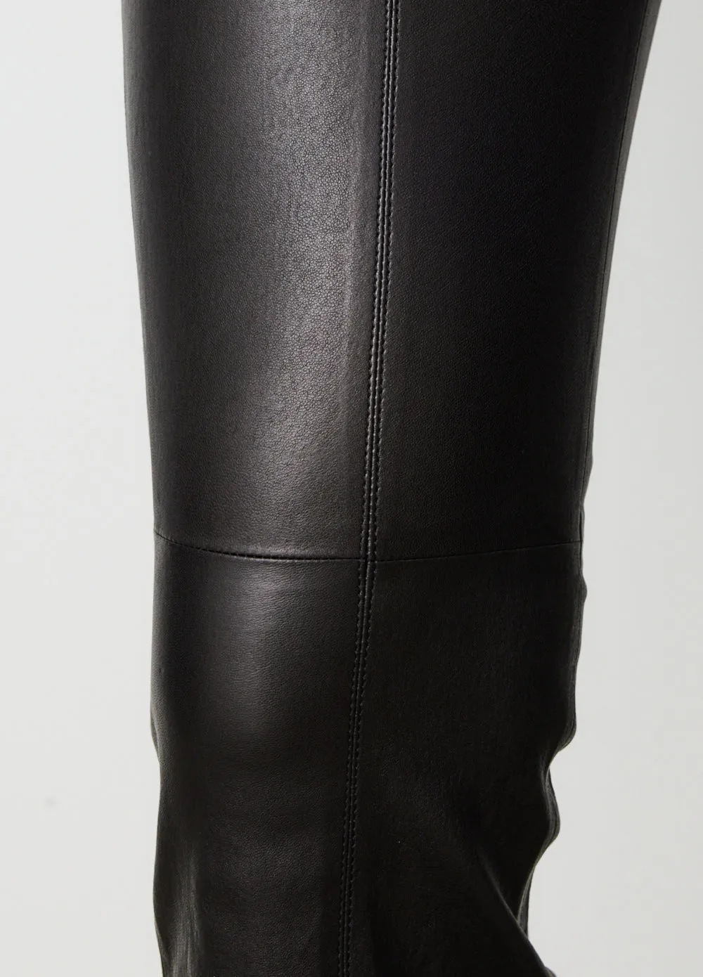 Simone Leather Flare Pants