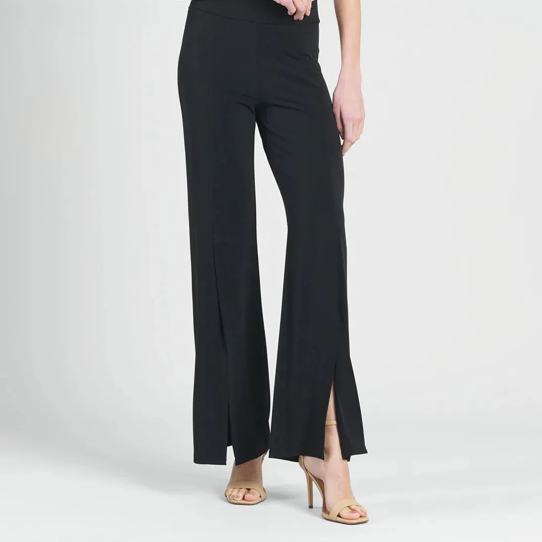 Slit Pant in Black by Clara Sun Woo