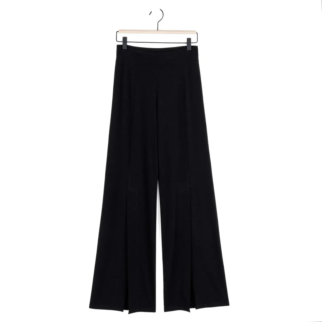 Slit Pant in Black by Clara Sun Woo