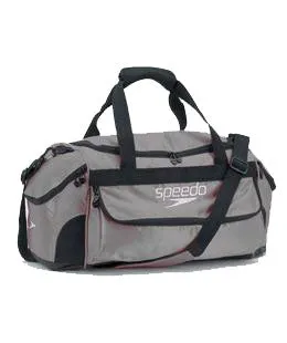 SPEEDO Medium Performance Duffel (Silver, Navy/Red/White Only)