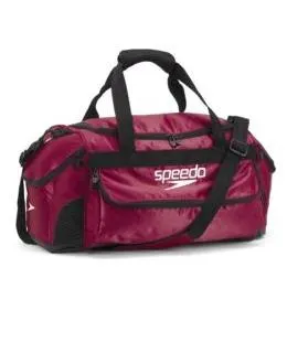 SPEEDO Medium Performance Duffel (Silver, Navy/Red/White Only)