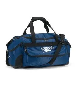 SPEEDO Medium Performance Duffel (Silver, Navy/Red/White Only)