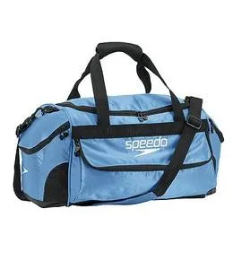 SPEEDO Medium Performance Duffel (Silver, Navy/Red/White Only)