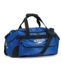 SPEEDO Medium Performance Duffel (Silver, Navy/Red/White Only)