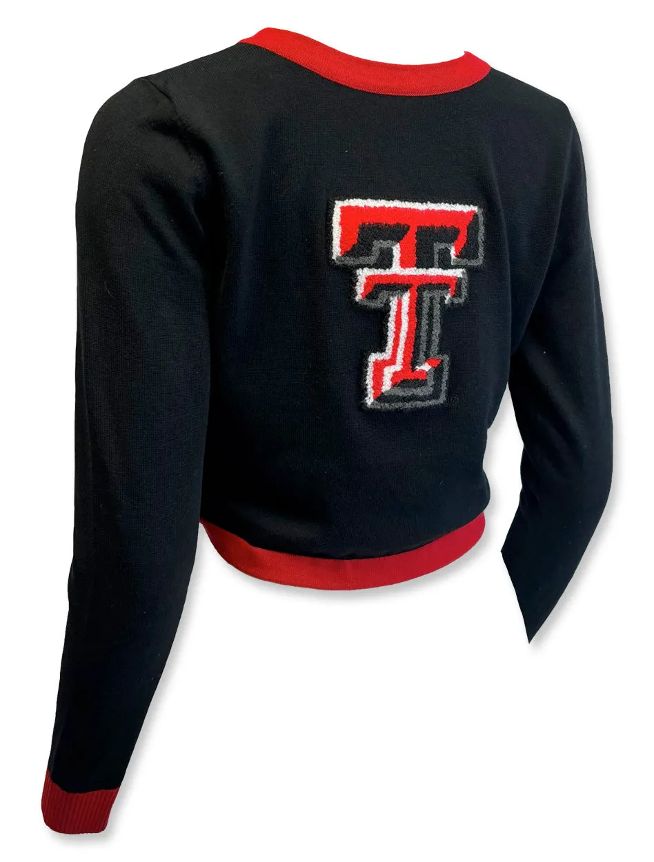 Texas Tech Double T "Zuzu" Reversible Long Sleeve Crop Sweater