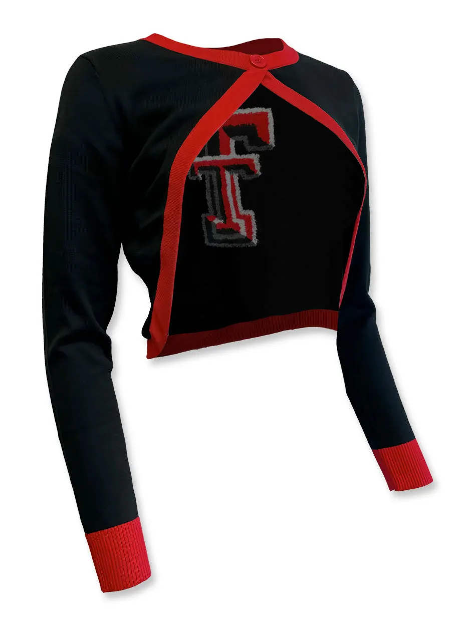 Texas Tech Double T "Zuzu" Reversible Long Sleeve Crop Sweater