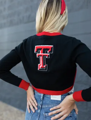 Texas Tech Double T "Zuzu" Reversible Long Sleeve Crop Sweater