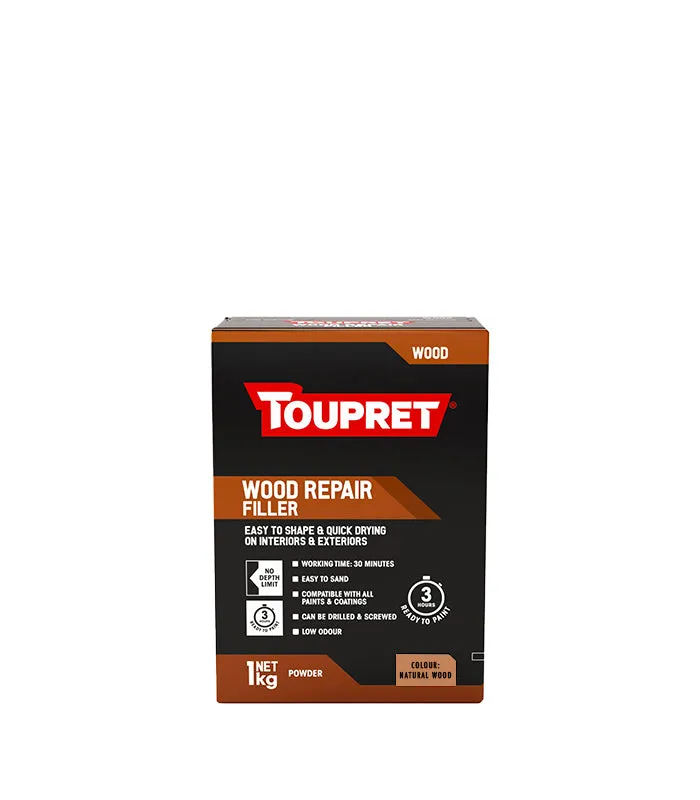 Toupret Quick Dry Wood Repair Filler - Powder