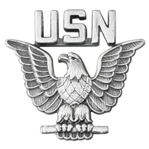 USN with Eagle Lapel Pin